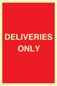 DELIVERIES ONLY